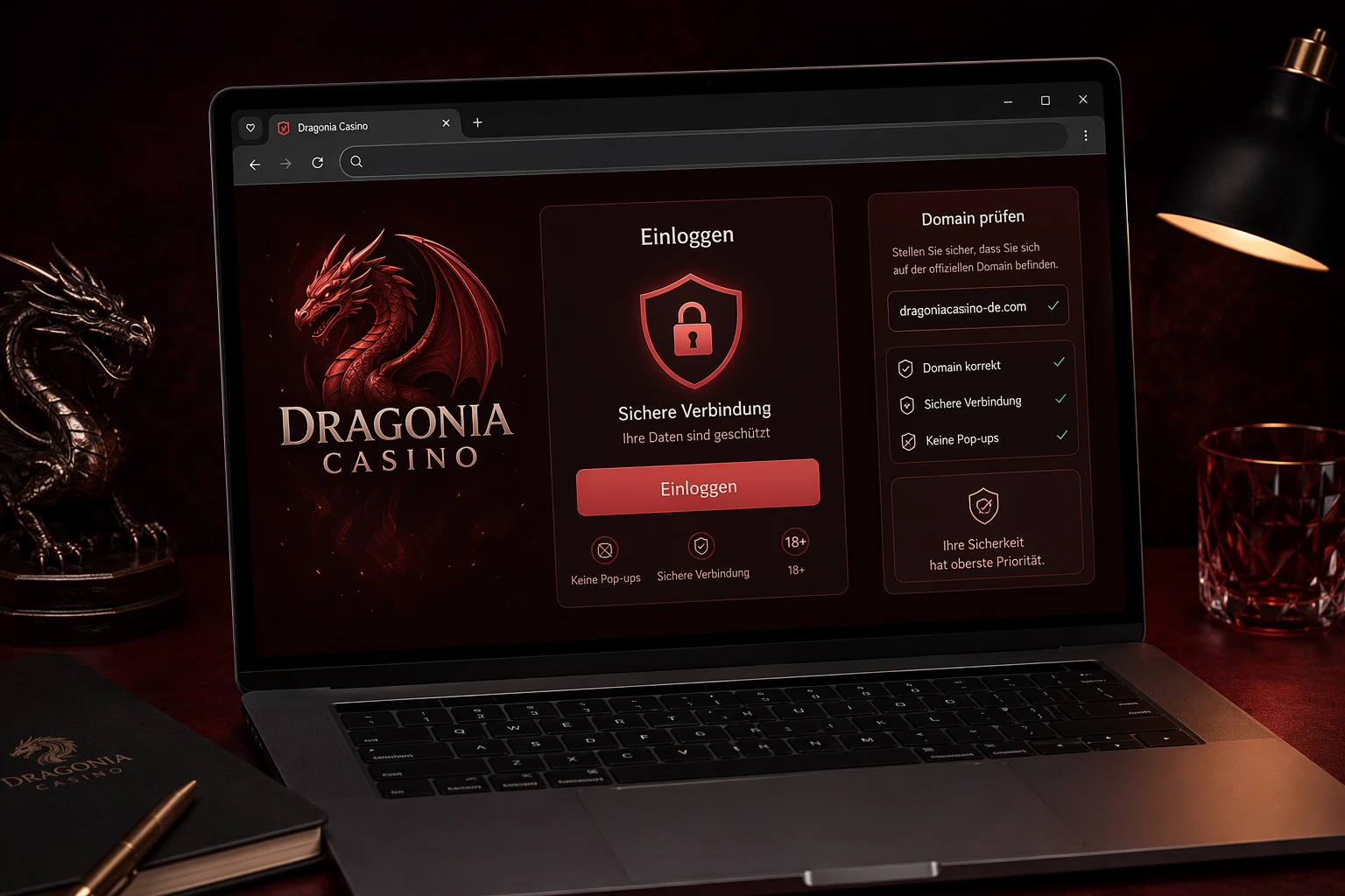 Zugang zum Dragonia-Konto: worauf es vor dem Einloggen ankommt