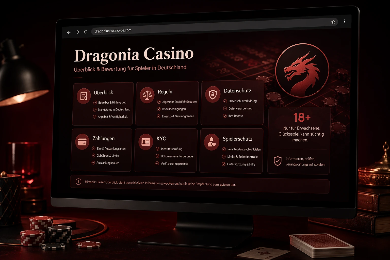 Dragonia Casino für Deutschland richtig einordnen