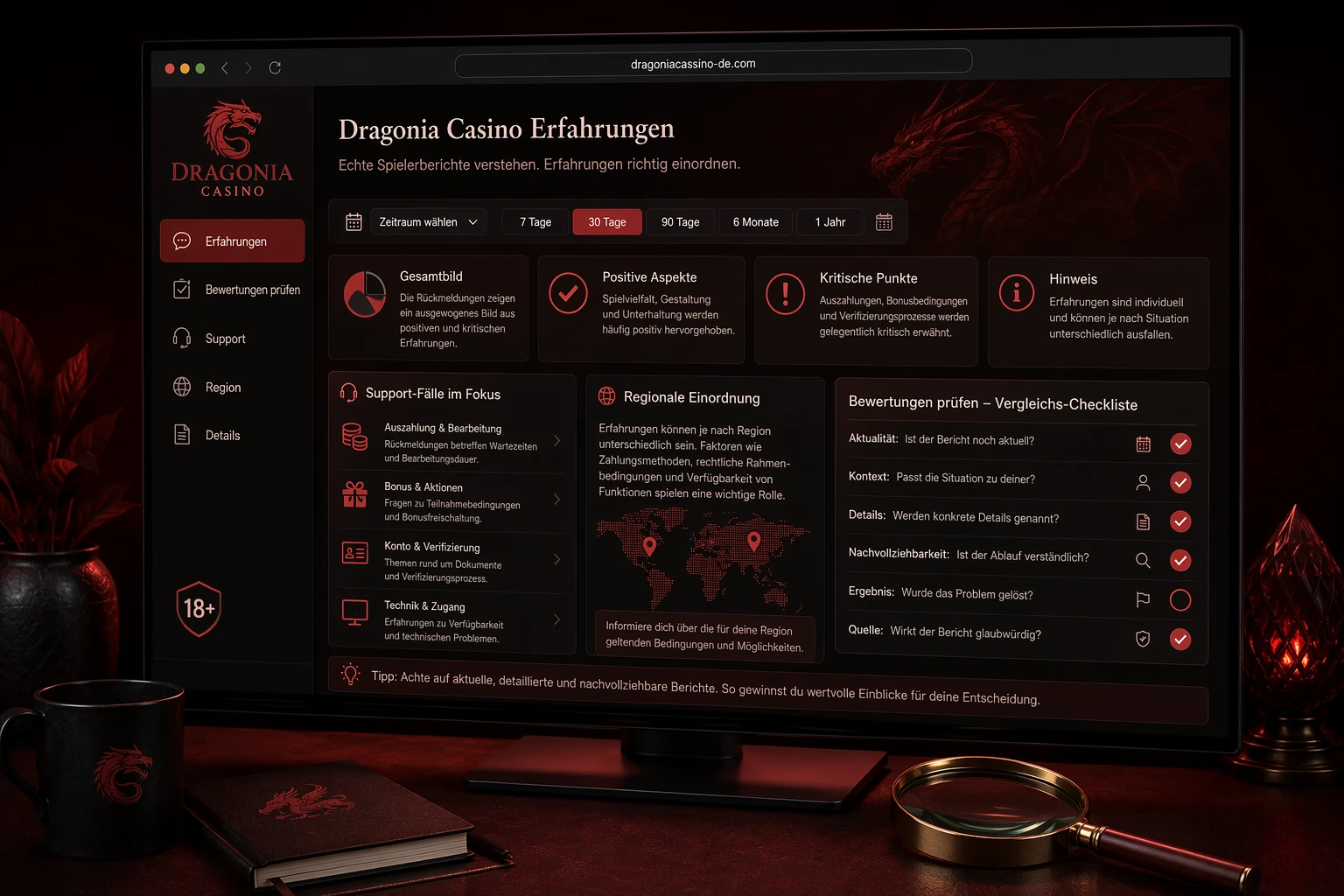 Erfahrungen und Bewertungen zu Dragonia Casino
